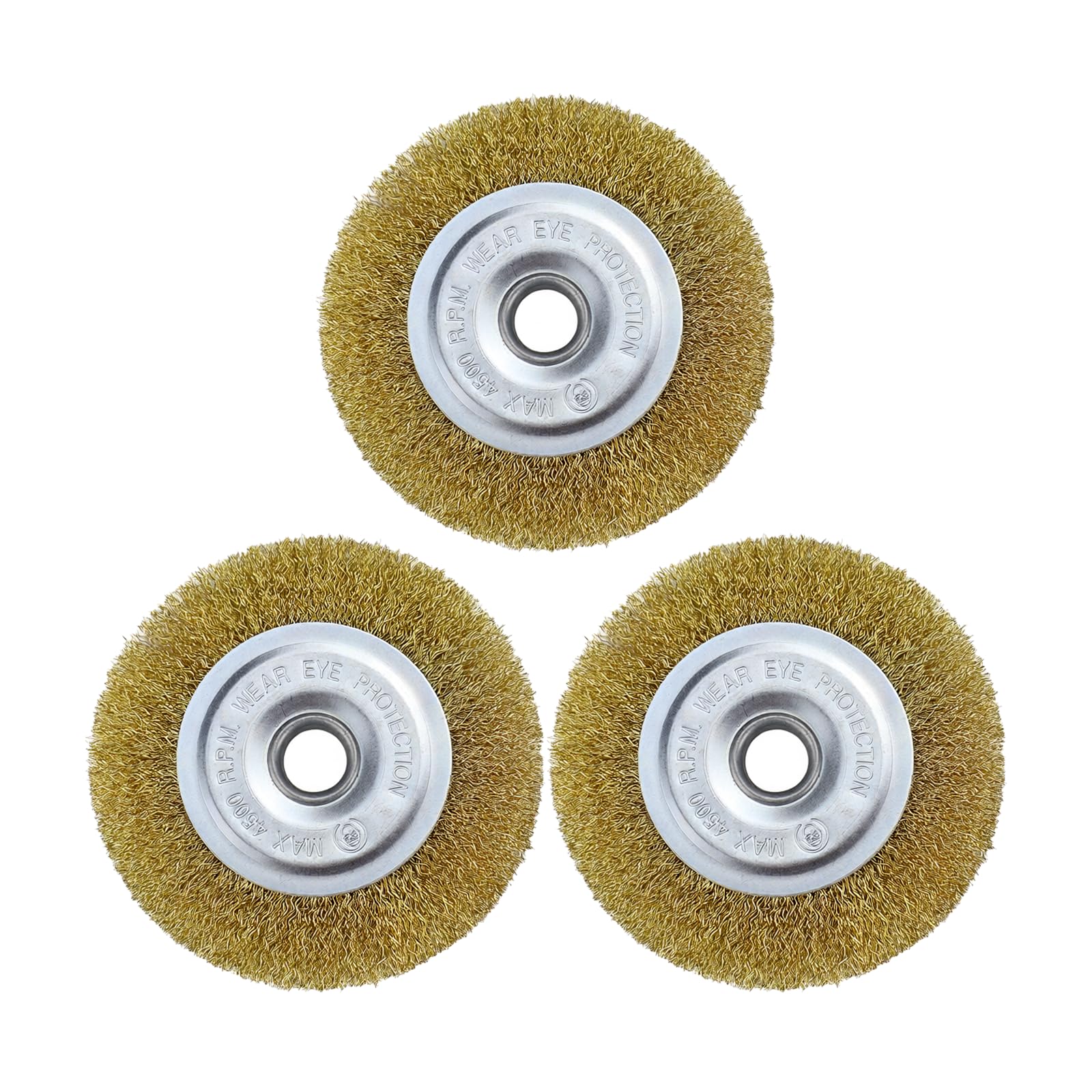 BieMian 3Pcs Wire Brush for Ryobi Patio Cleaner - RAC814 & RY18PCA-0