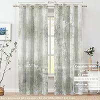 Vista 269 de Cenefas de cocina modernas con patrón de cobre marrón dorado para ventanas, cenefas opacas abstractas de marcas de arañazos y cortinas opacas