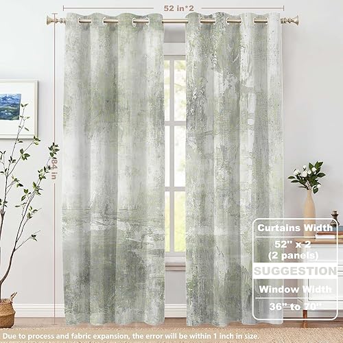 Miniatura 269 de Cenefas de cocina modernas con patrón de cobre marrón dorado para ventanas, cenefas opacas abstractas de marcas de arañazos y cortinas opacas