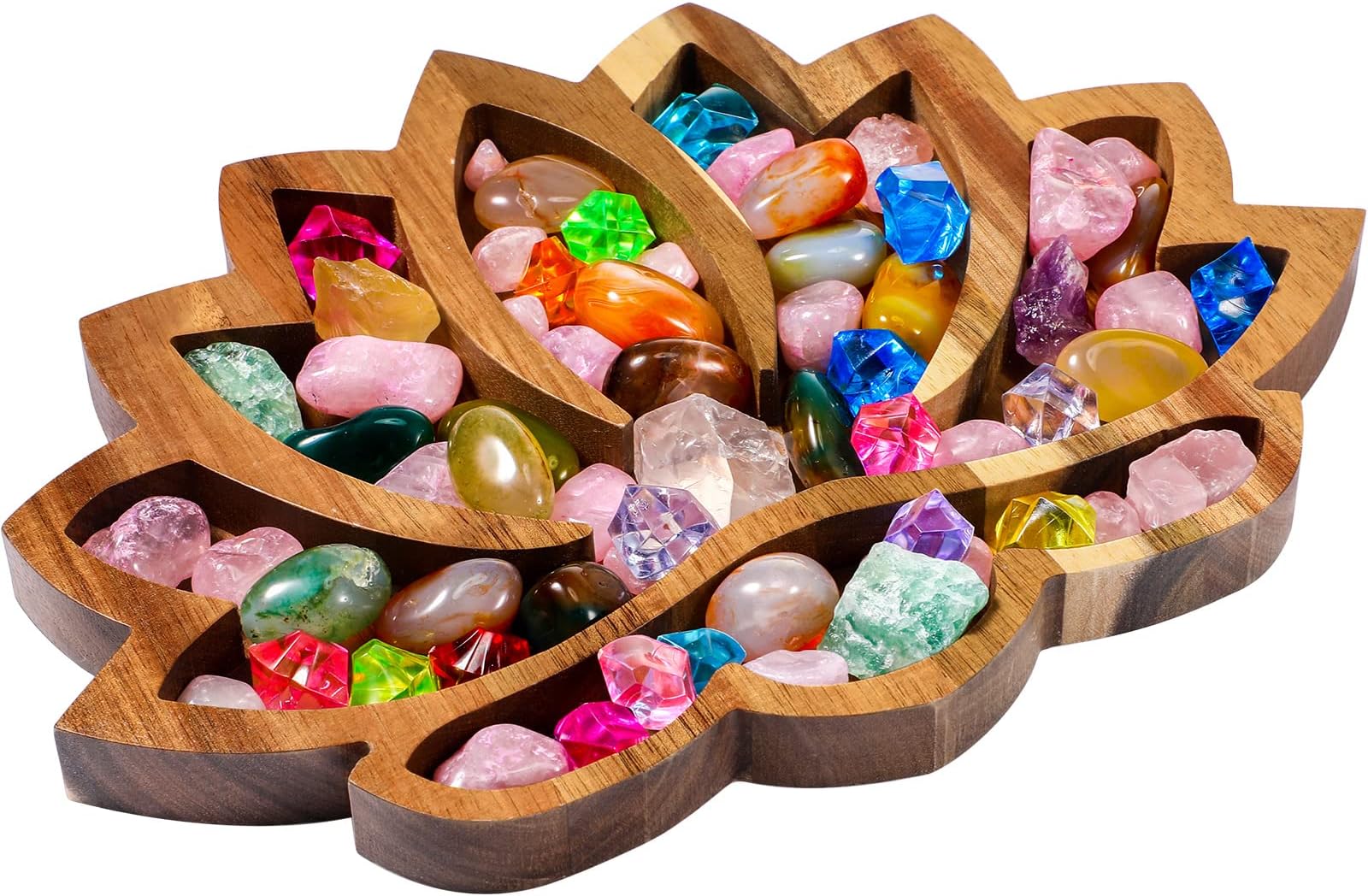 Lotus Crystal Tray for Stones Crystals and Healing Stones