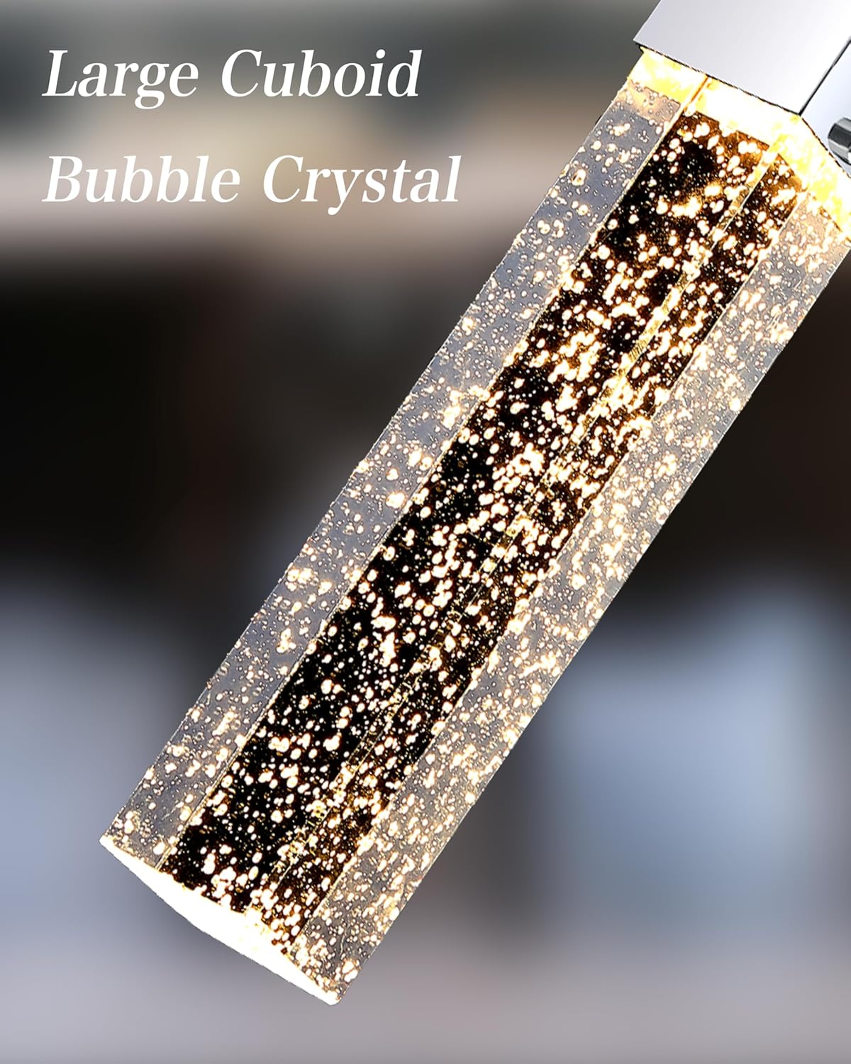 3 Pack 1 Light Mini Integrated Hanging Crystal Kitchen Island Modern Concise Pendant Ceiling Light Fixture,Chrome Finish for Over Sink Dining Room Bedroom Hallway,UL Listed