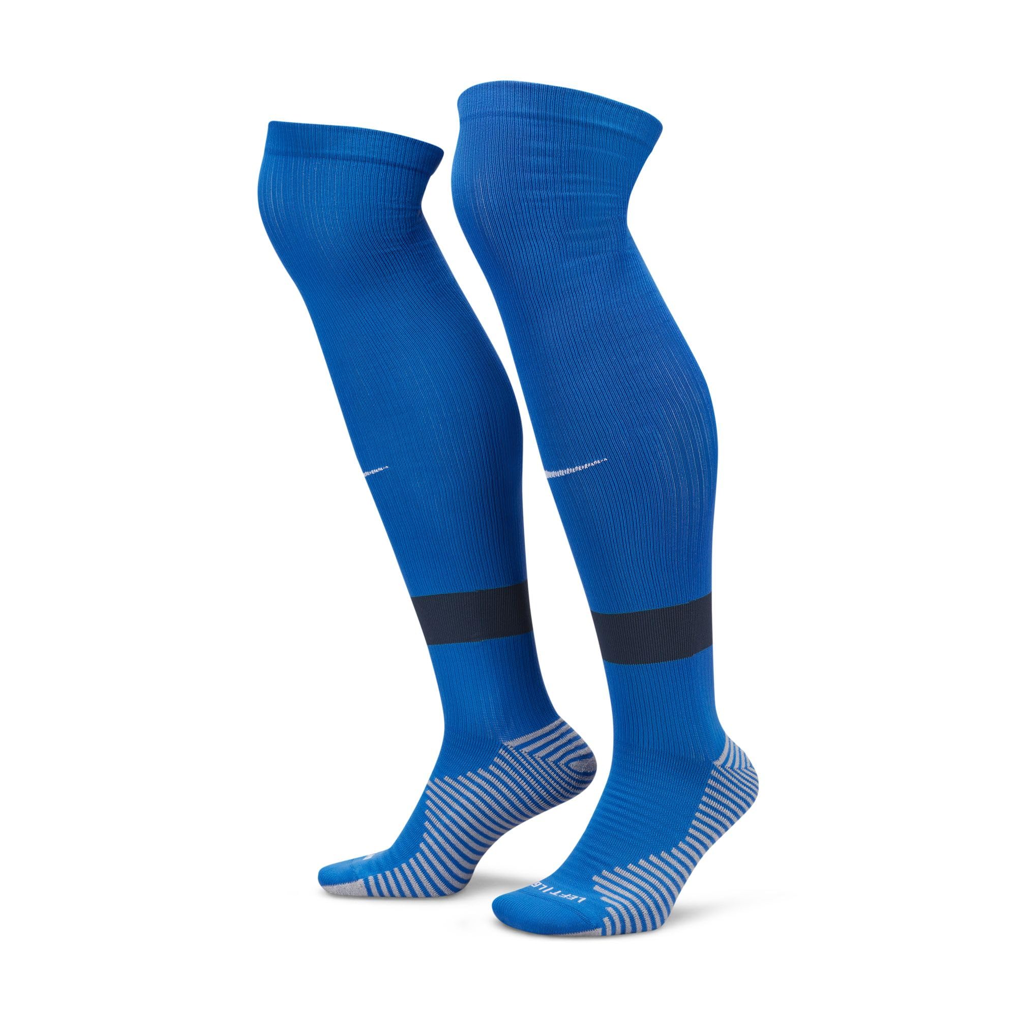 Nike FQ8253-463 Strike Dri-FIT Socks Unisex ROYAL BLUE/MIDNIGHT NAVY/WHITE Size XL