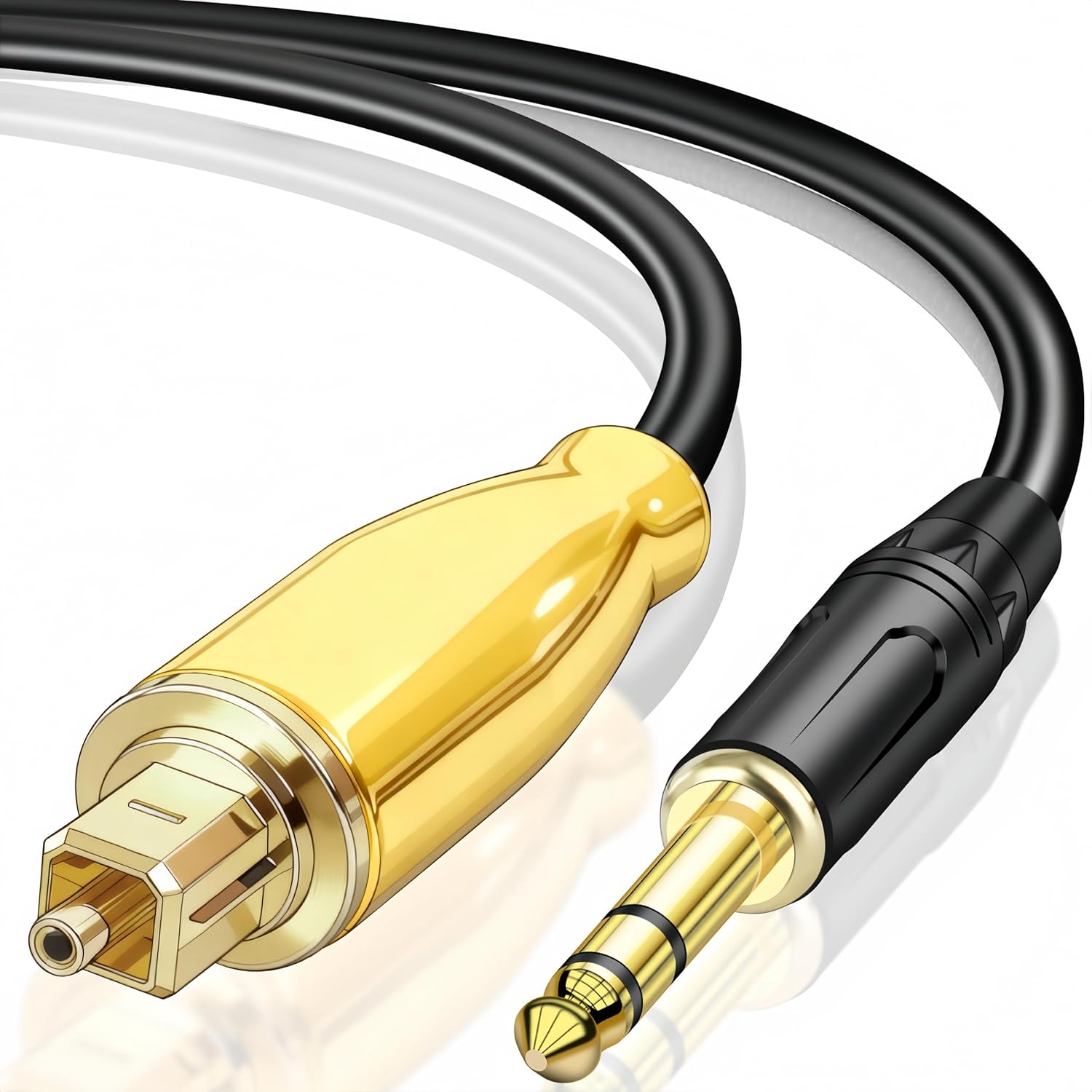 192KHz DAC Optical to XLR Converter,Optical Audio Cable to AUX Cable Adapter,Digital to Analog Audio Converter for HDTV DVD Set-top Boxes Out to Speaker Audio Mixer(Unidirectional O-ptical to XLR)