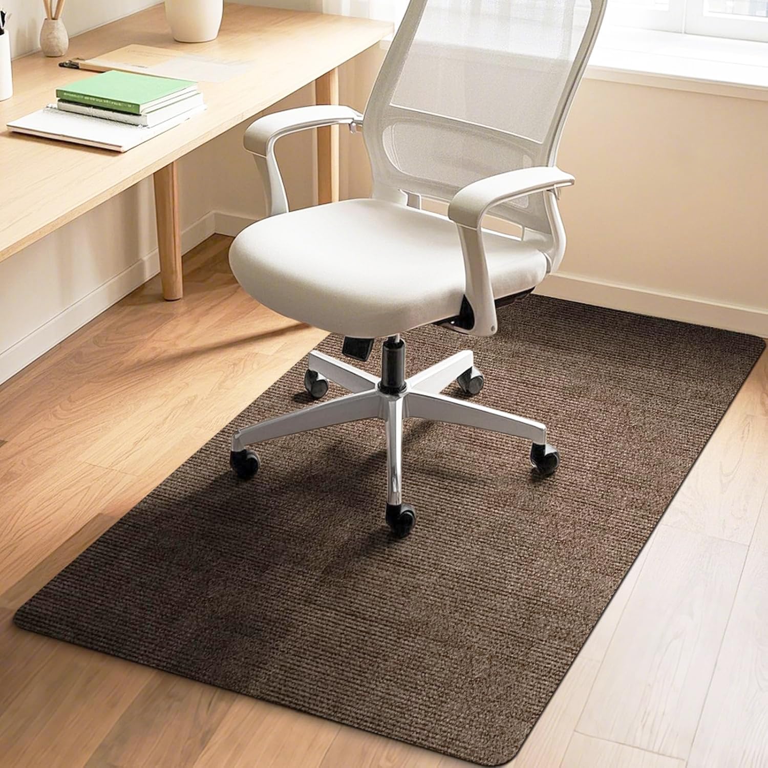 HomeMall Office Chair Mat for Hardwood and Tile Floor 48 x 36 Computer Desk Chair Mats Anti-Slip Mat