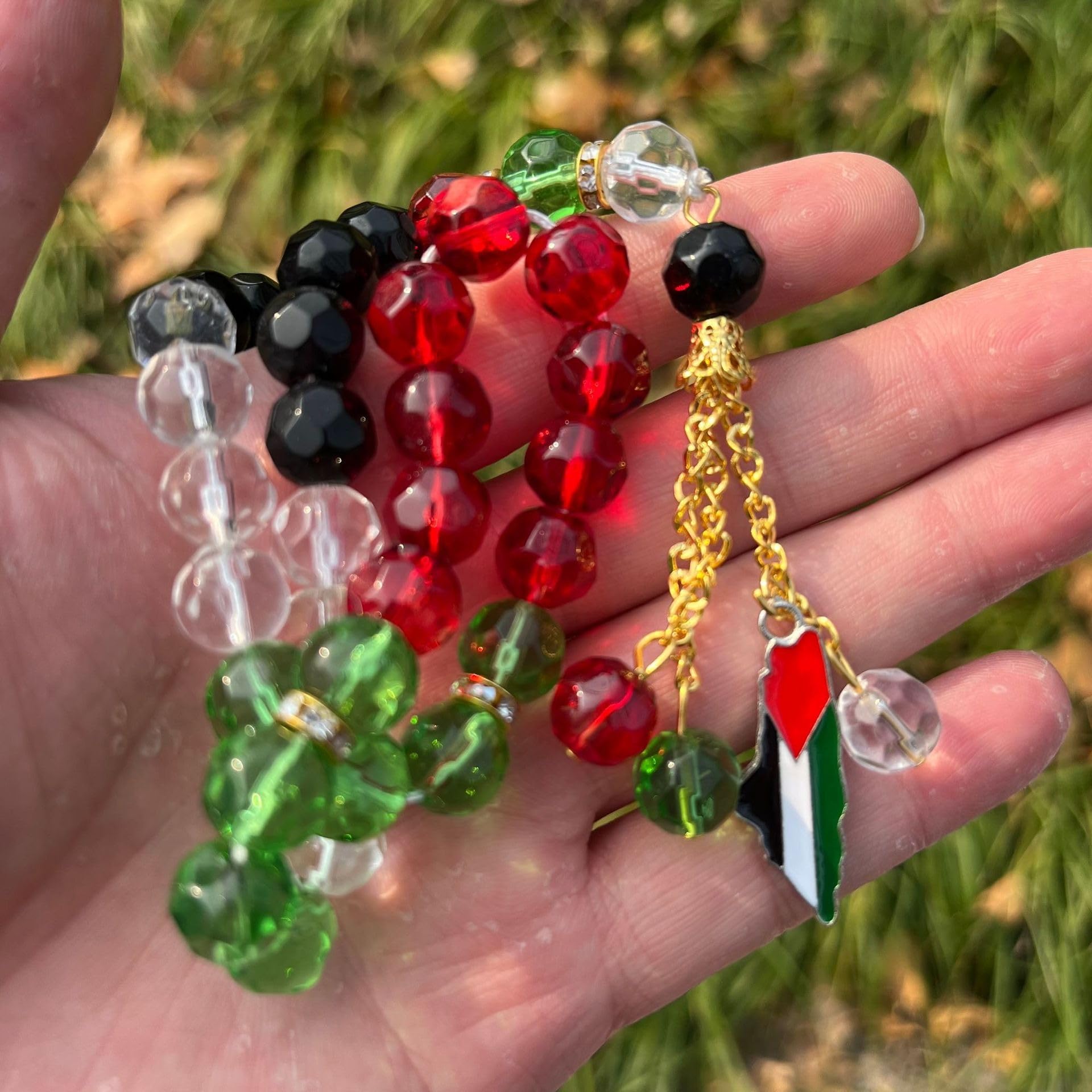 Chapelet Islamique Tasbeeh - 33 Perles De 10mm - Sibha, Masbaha Pour Dhikr - Cadeau Spiritualité Musulmane - Anti-Stress