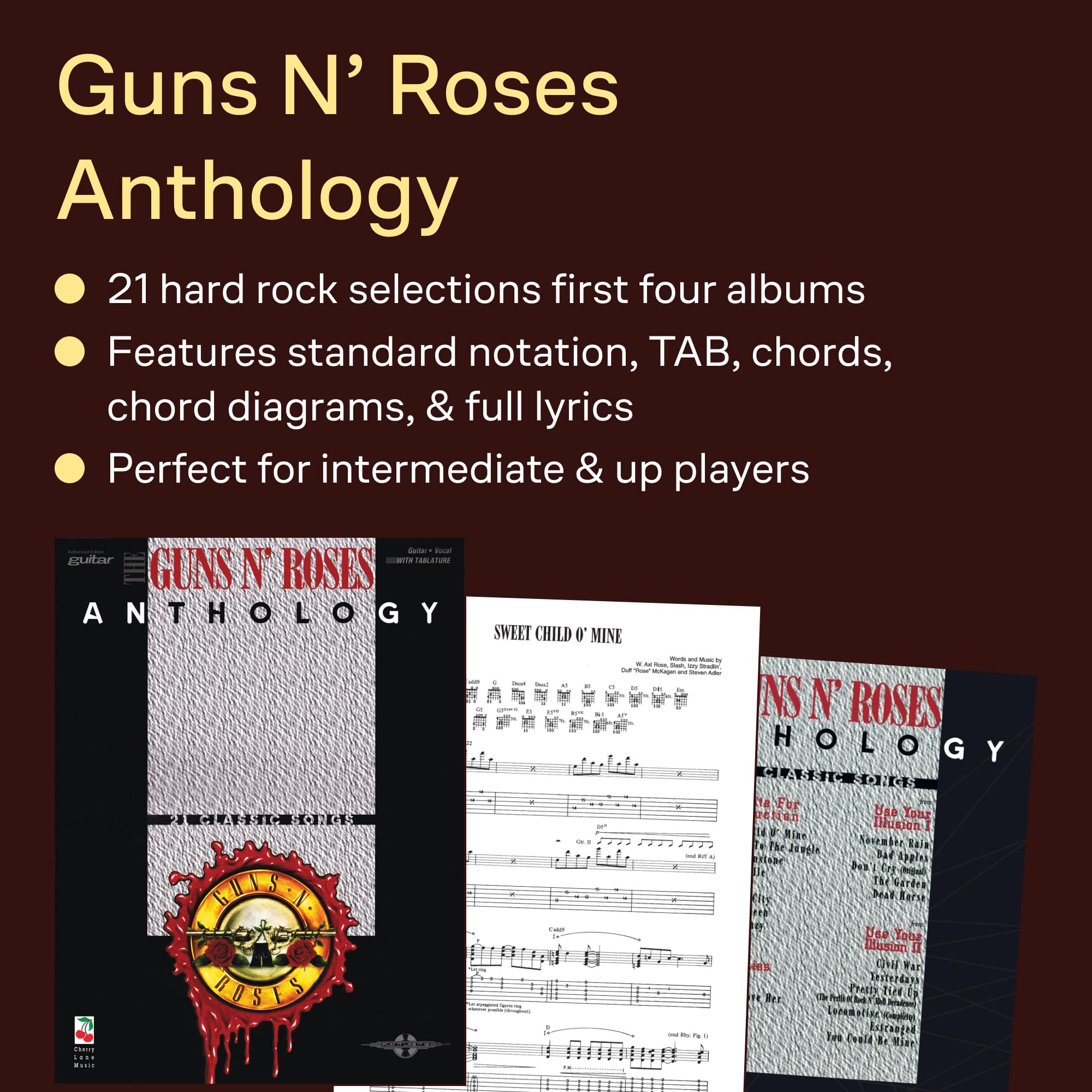 Guns N' Roses Anthology for Guitar