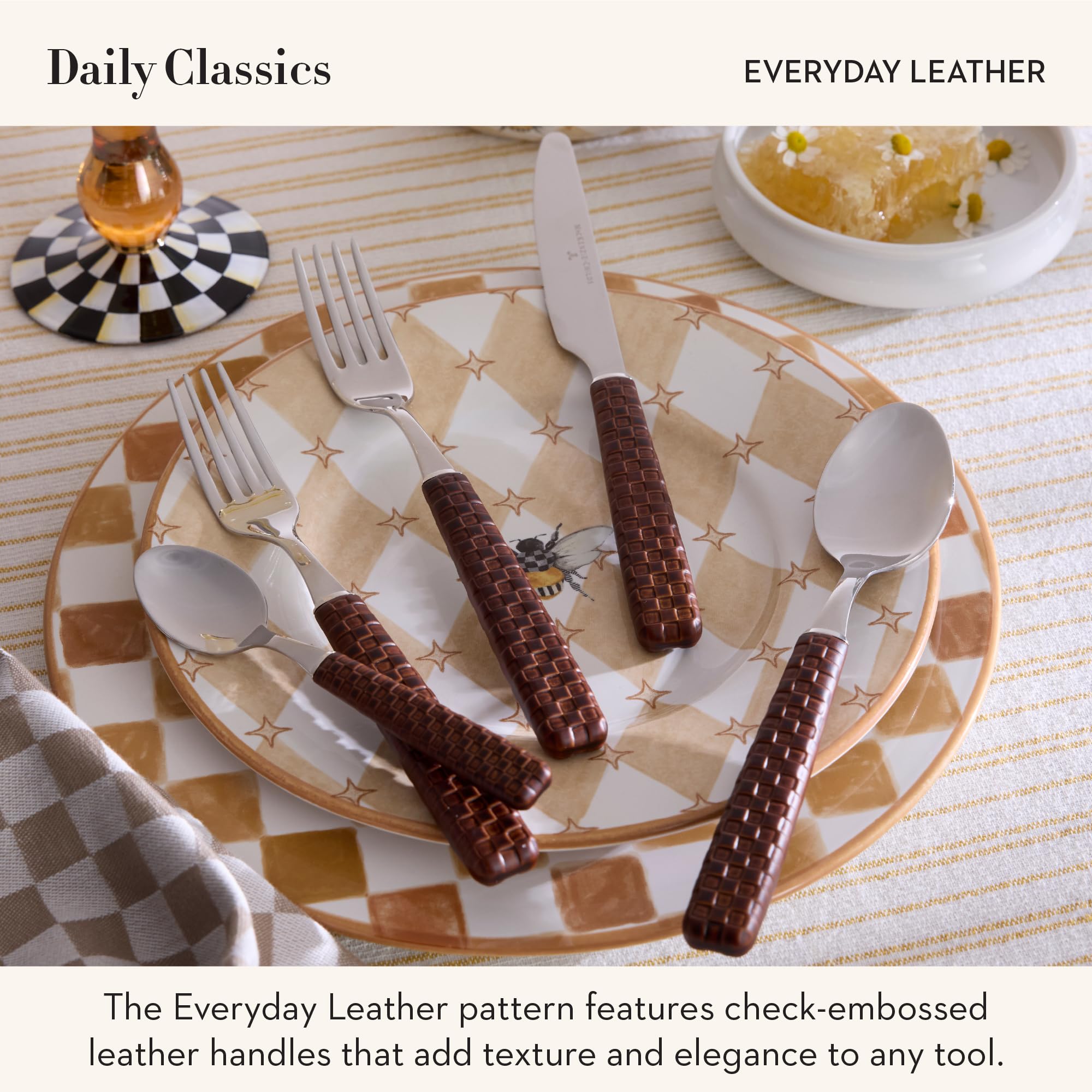 Amazon.com: MACKENZIE-CHILDS Everyday Cake-Serving Set, Dishwasher