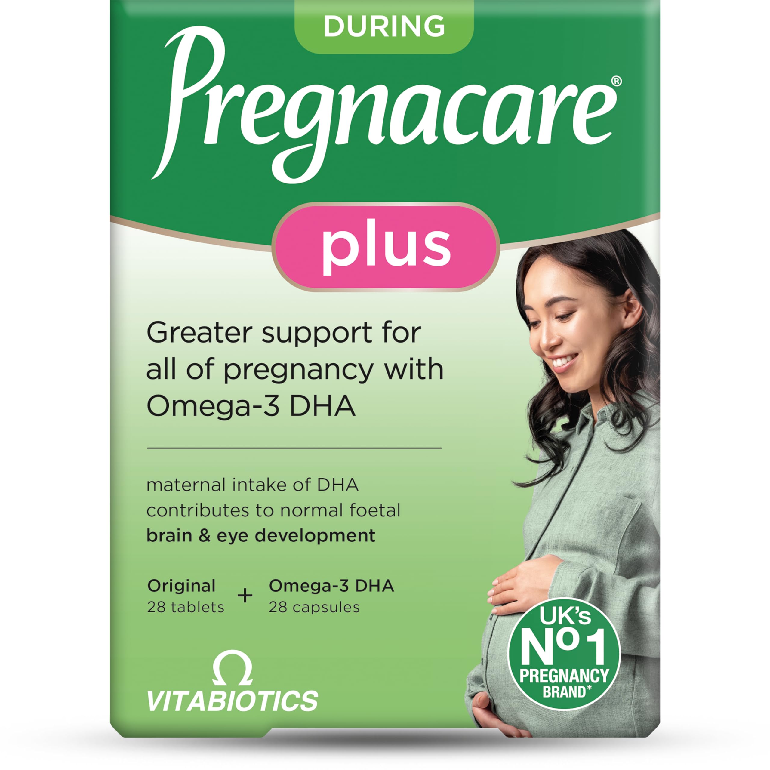 Vitabiotics Pregnacare Plus Omega 3 Dietary Supplement 56 Tablets