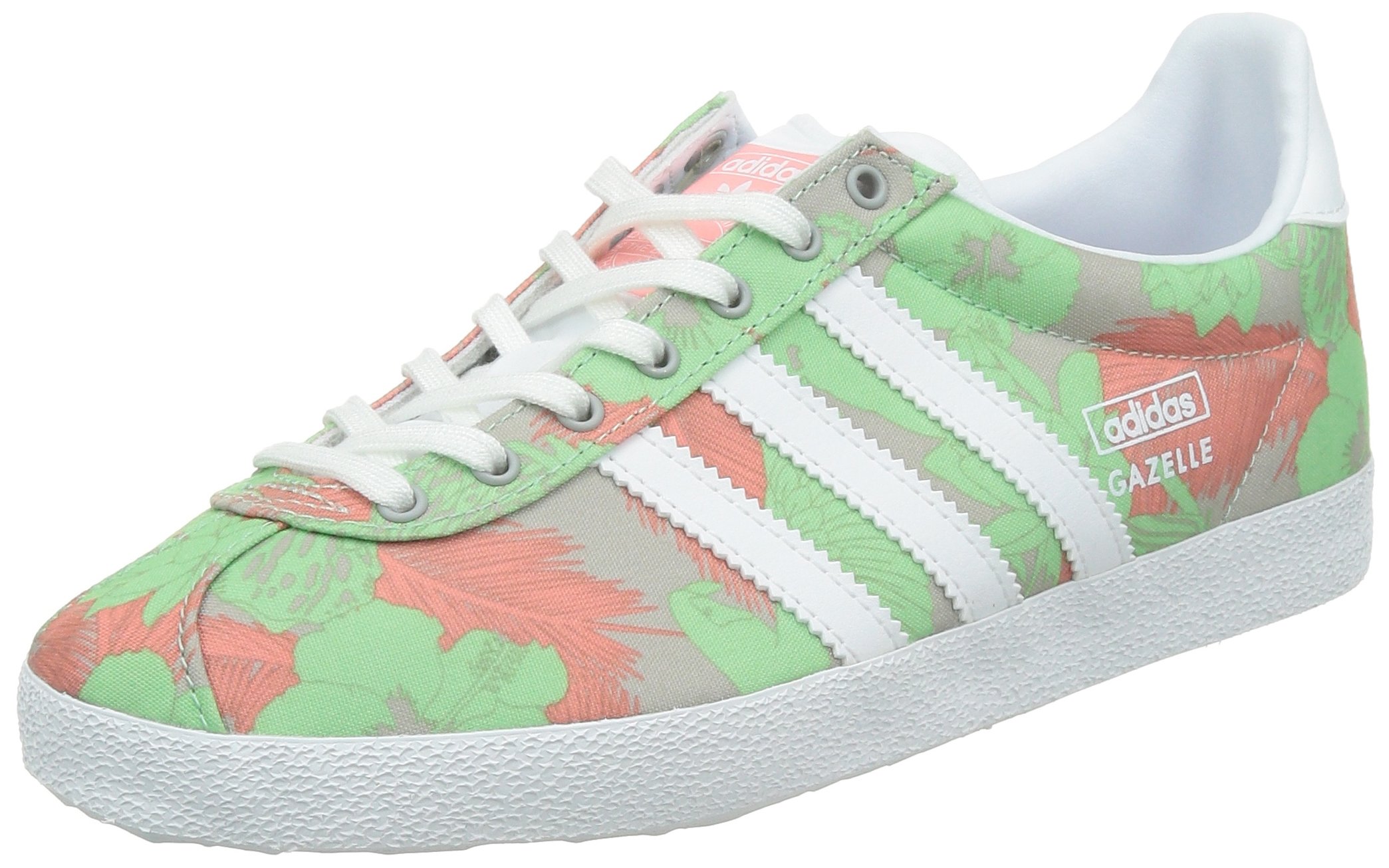 adidas gazelle silver green womens SIZE 6 Lace and Pearl Charm Swarovski Adidas Original Gazelle OG  Pink Ivy