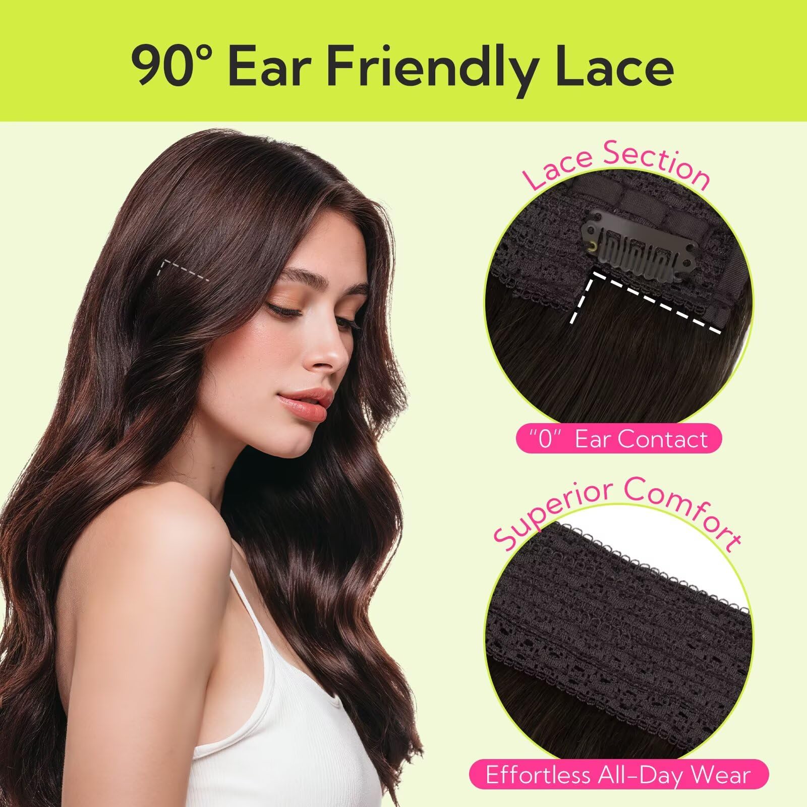 Amazon.com : HOTBANANA Wire Hair Extensions, 18 inch 95g  display picture 1