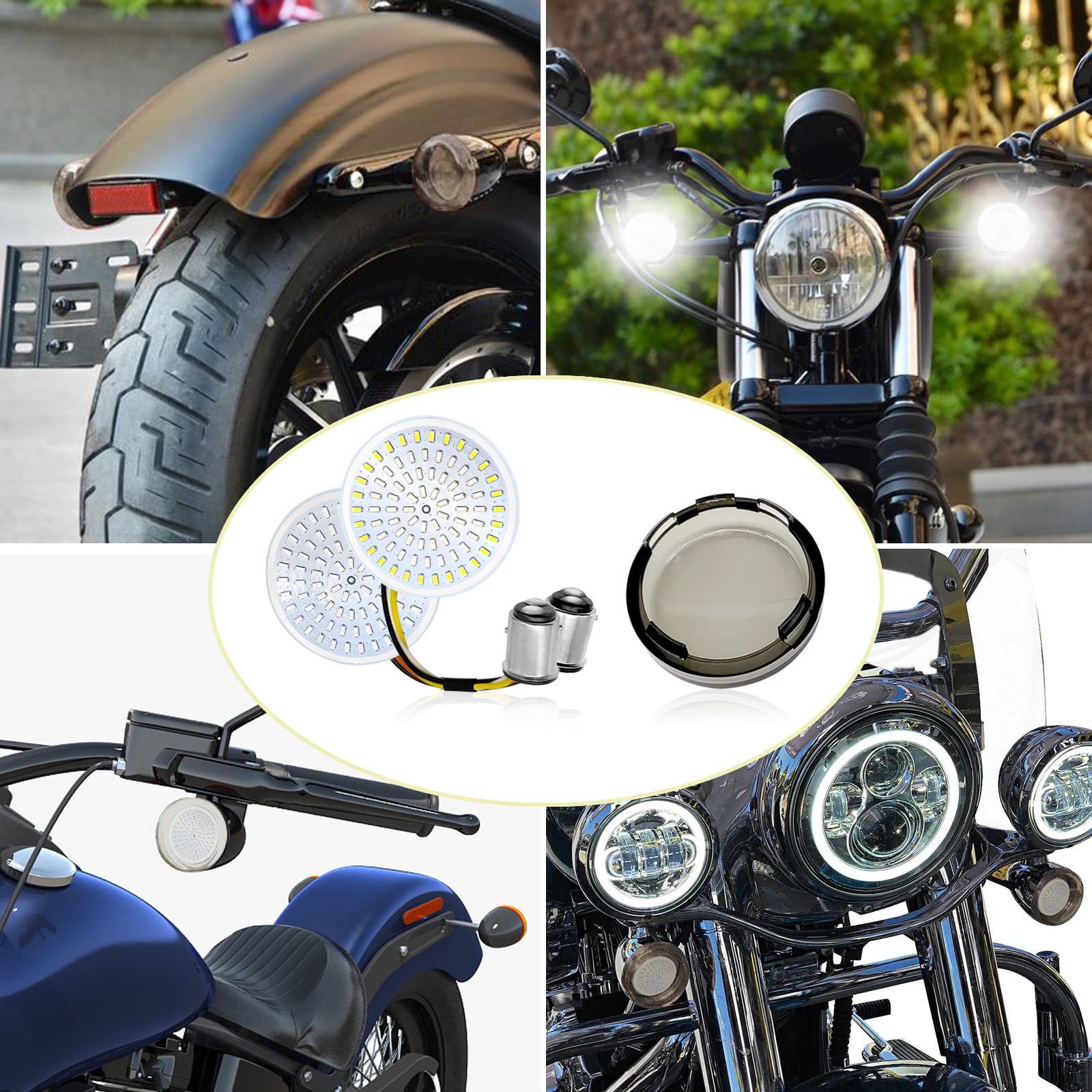 Amazon.com: KEVWR 1157 LED Turn Signals Front RearLights Super