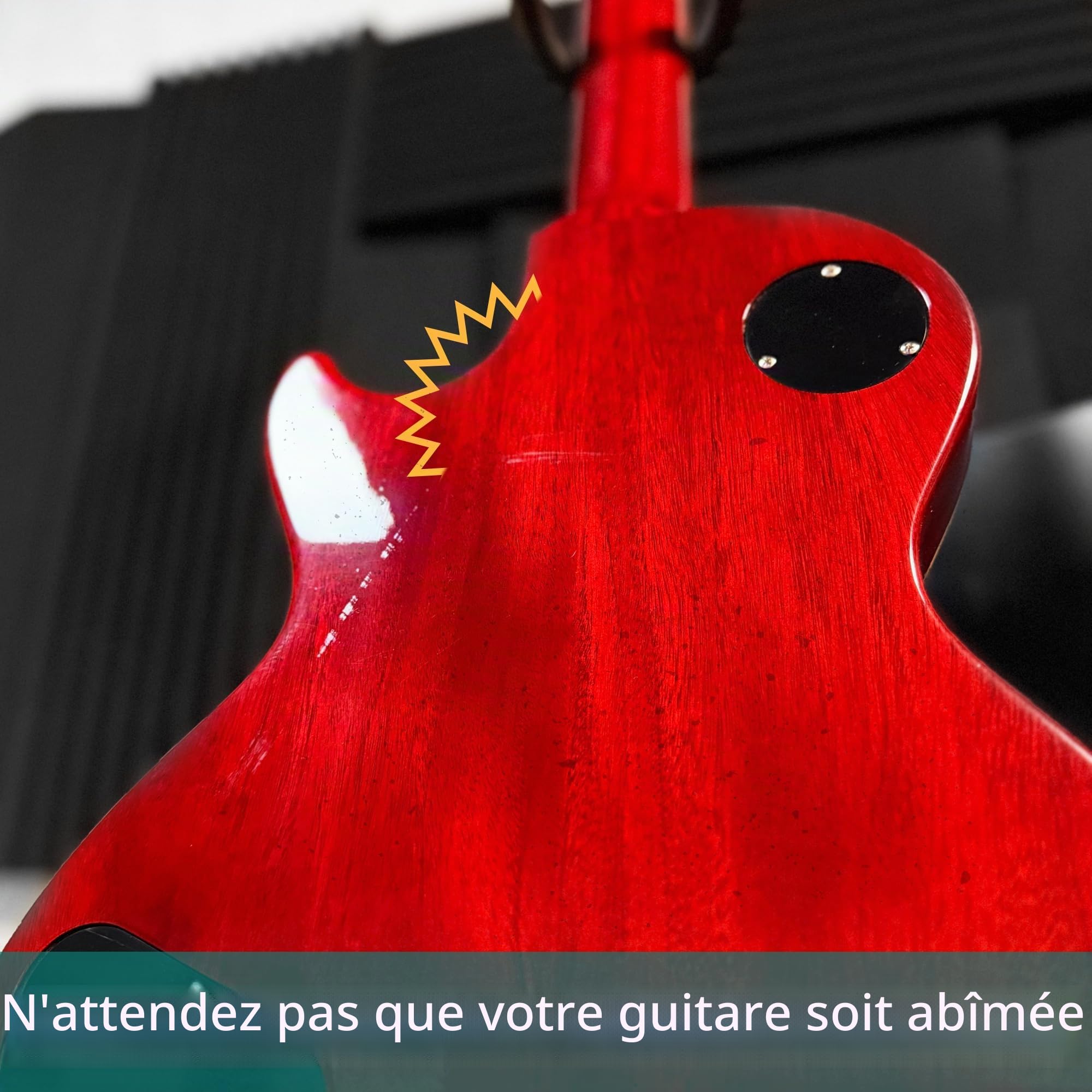 Housse de protection pour guitare musicale - Tissu extensible de qualité supérieure - Noir, Noir , Electric Guitars, Rétro