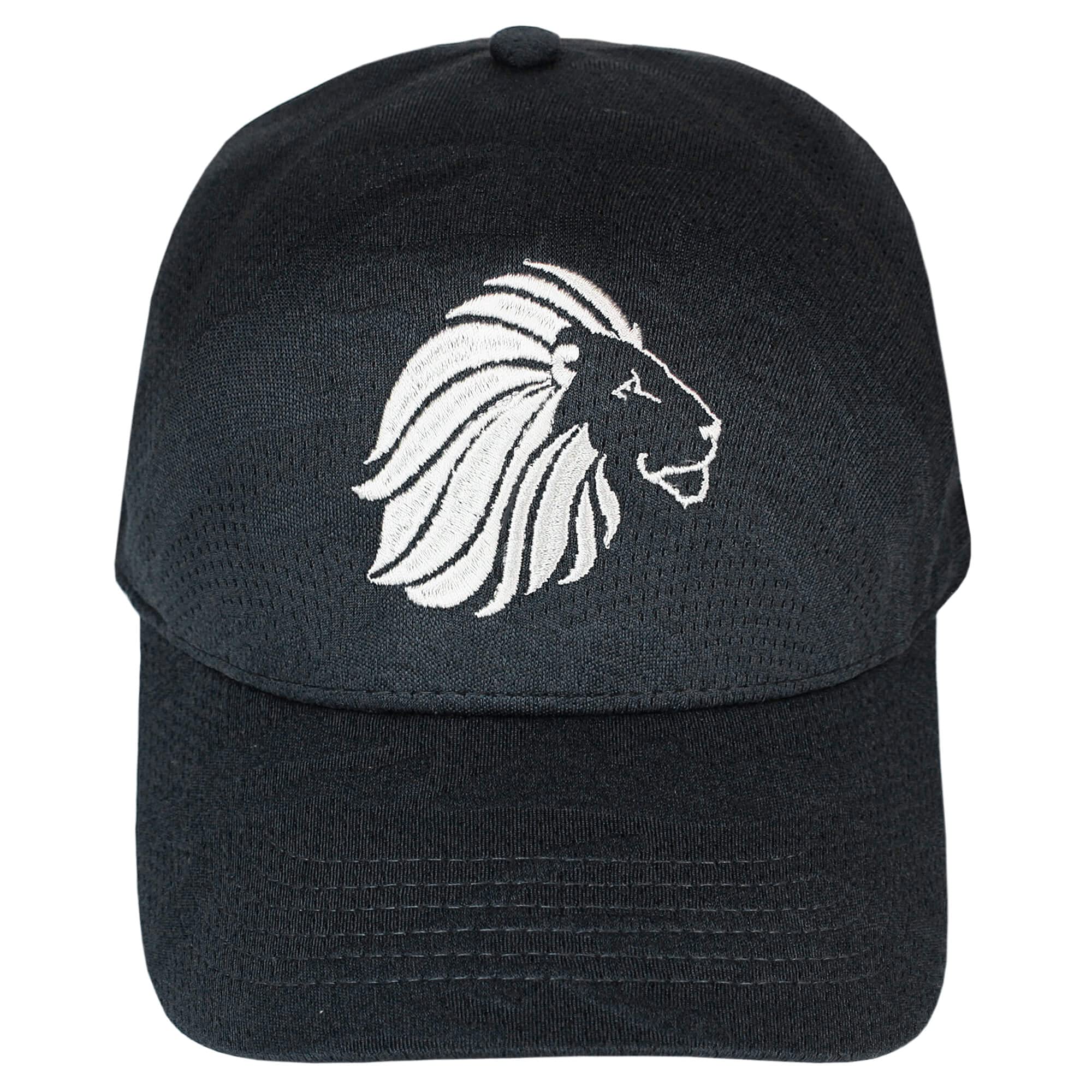 TeddyTs British Lion Embroidered Seamless Performance Baseball Cap (Black)