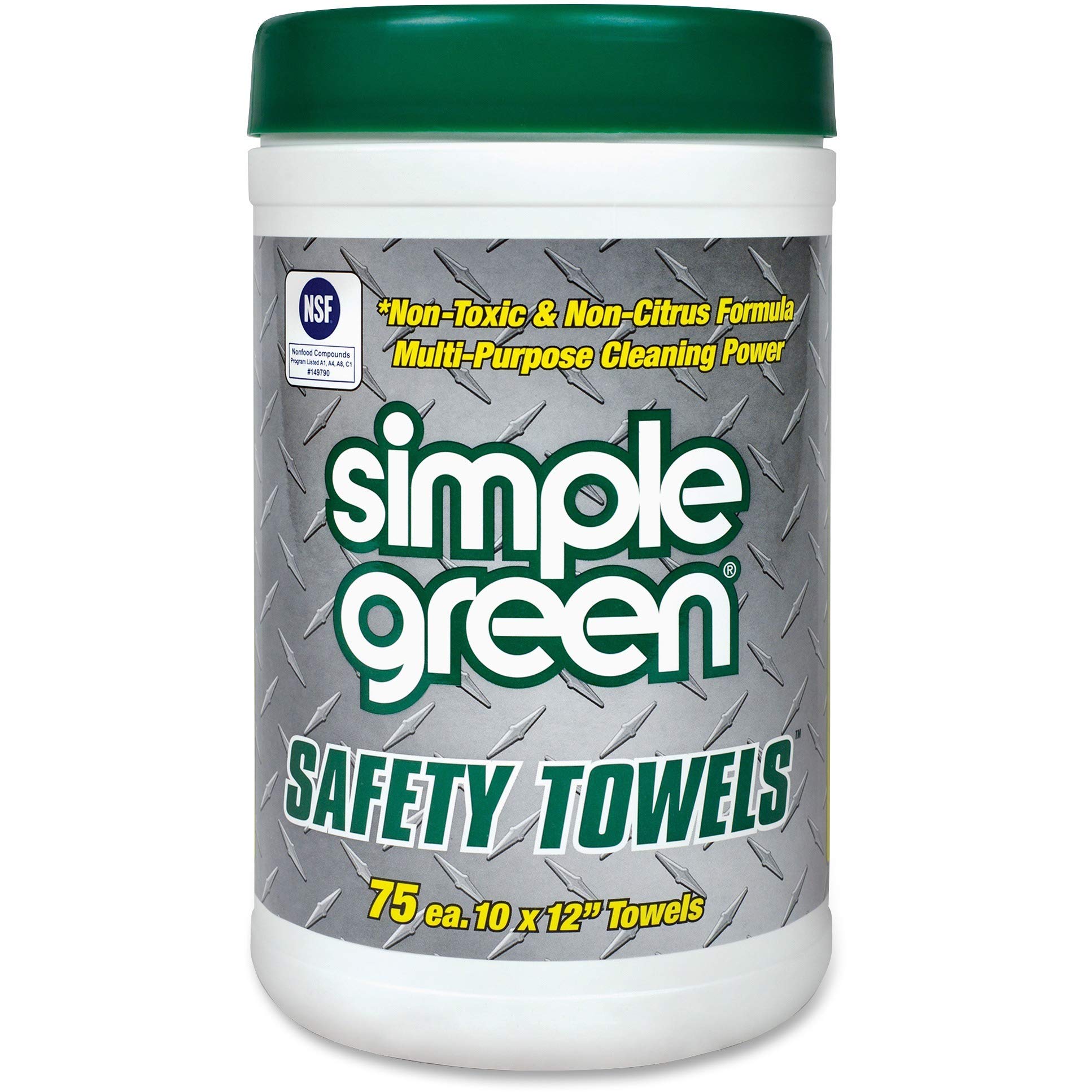 Amazon.com: Simple Green Safety Towels, 10 x 11 3/4, 75/Canister