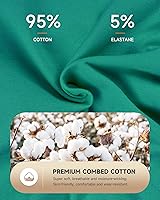 Vista 5 de PULIOU Ropa interior para el período para mujer, de cintura alta, de flujo pesado, pantaletas menstruales para adolescentes, de algodón, posparto