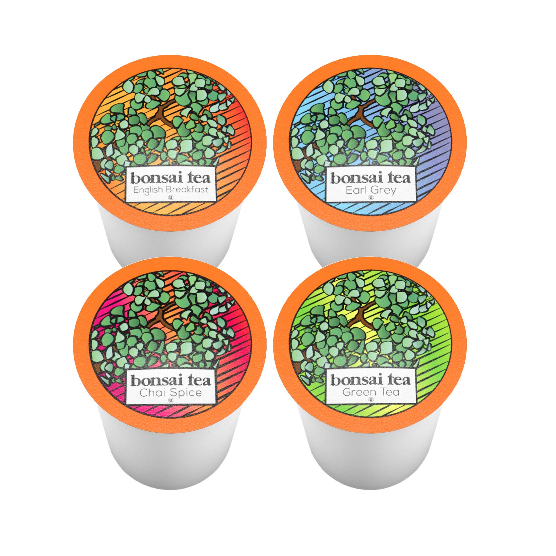 Bonsai Tea Co. Variety Pack, kompatibel mit K Cup Brauern, einschließlich 2.0, 100 Stück
