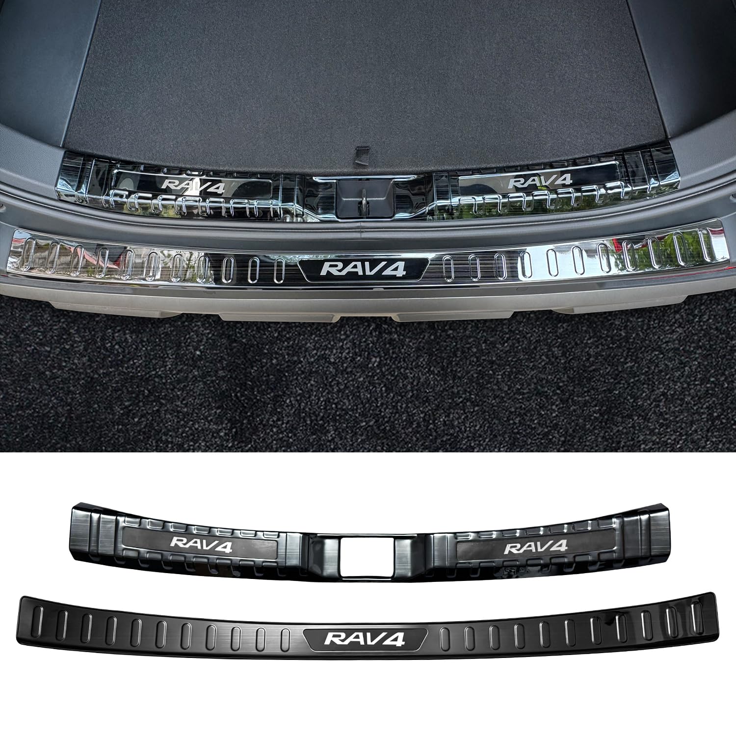 Amazon | トヨタ RAV4 50系 リアバンパーステップガード リア