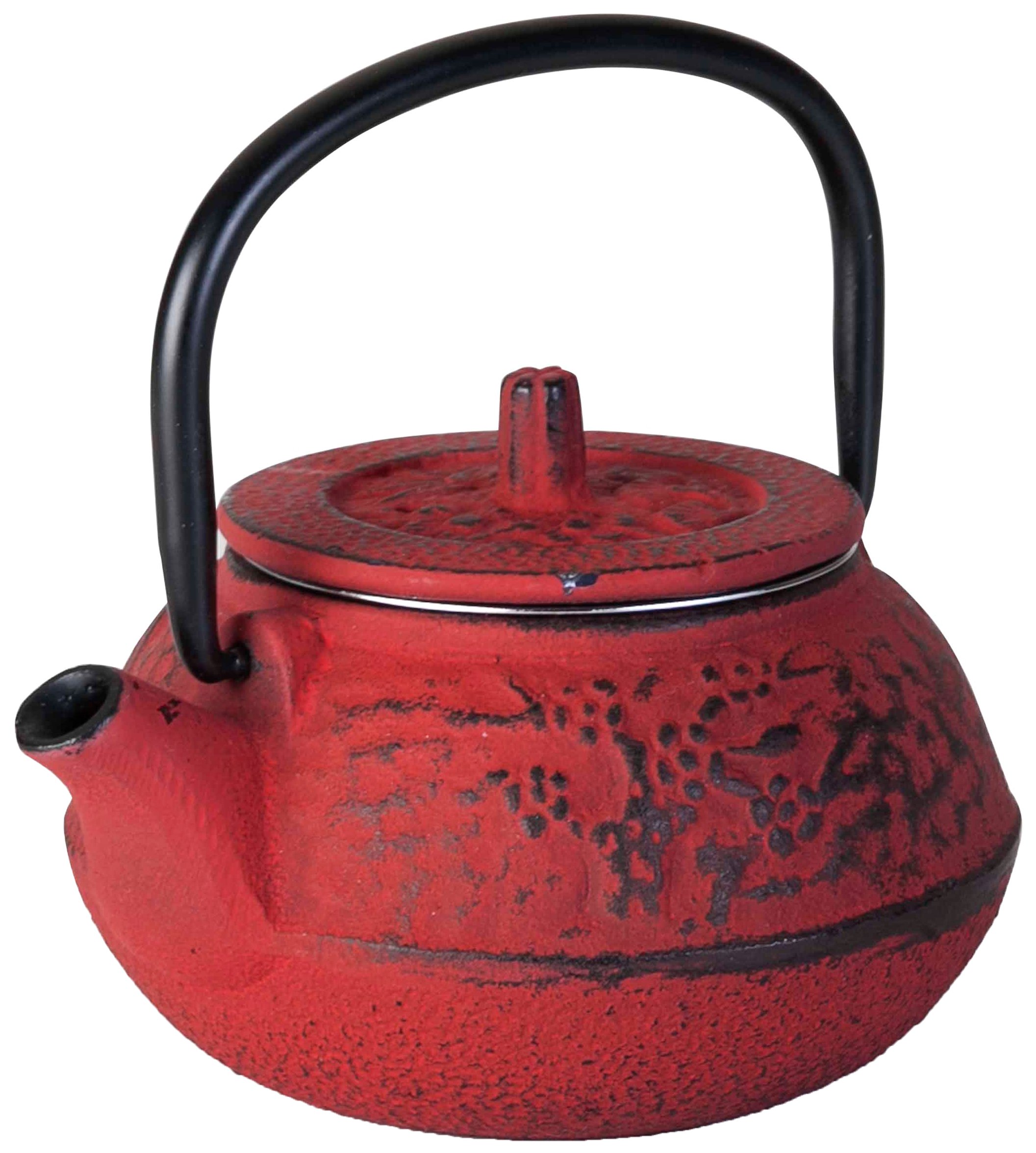 LACOR 68663 - Théière, Fonte, Rouge, 0,25 l Qualité Professionnelle | Ustensile professionnel durable; conçu pour un rendement optimal y nettoyage rapide et facile au lave-vaisselle