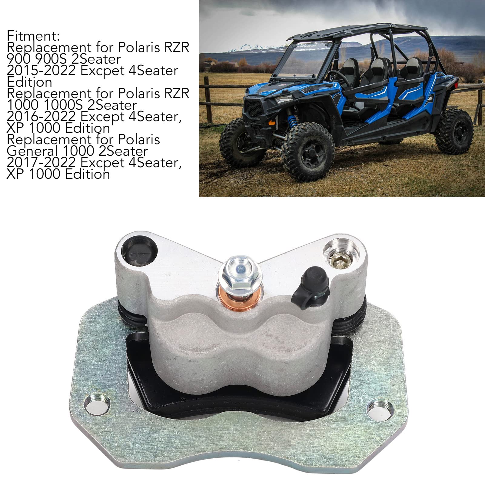 UTV Pinza Freno Posteriore Set 1912274 Sostituzione per 900 900S 2 per Seater 2015 2022 Pinza Freno Sinistra Destra Pinza Freno 1912274 1912275 UTV Pinza Freno