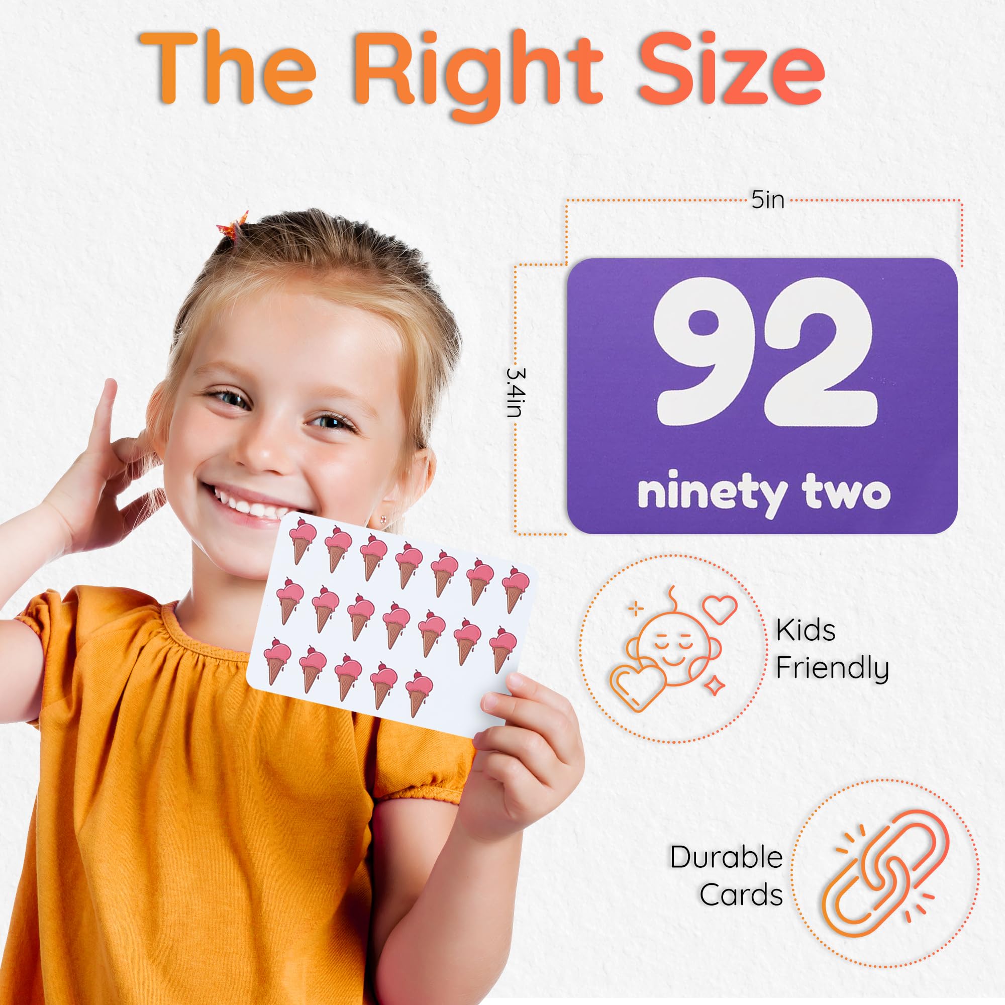 Amazon.co.jp: 数字フラッシュカード 0 – 100枚 - 幼稚園 & 幼稚園用