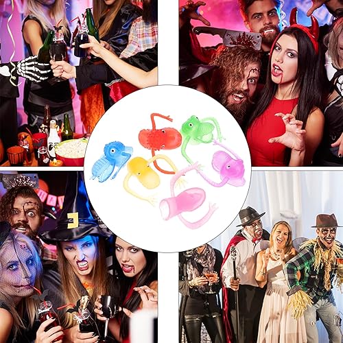 Miniatura 7 de 20 marionetas de dedo espeluznantes para niño y niña, juguetes divertidos, recuerdos de fiesta para espectáculos de marionetas, diseño de patrón