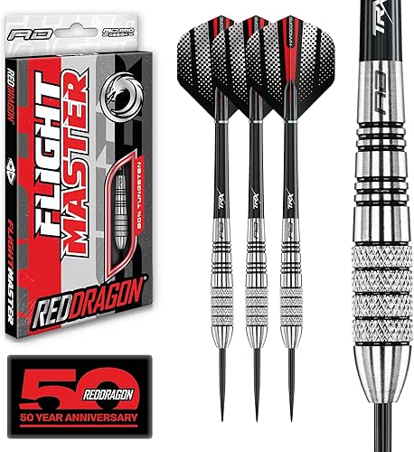 Red Dragon Sidewinder 30g Tungsten Steel Darts with Flights and