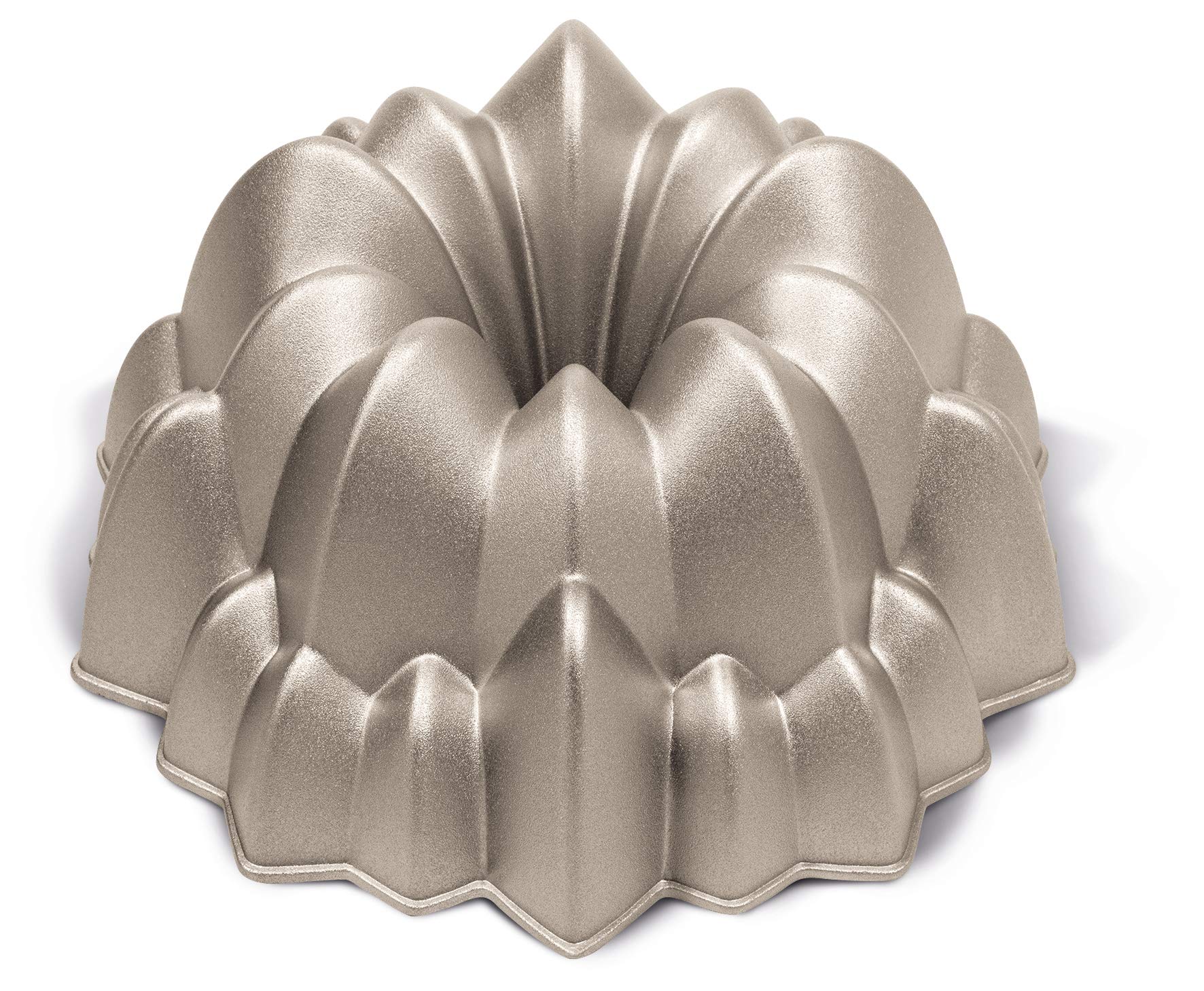 Guardini, Molde para tarta Cascada Ø 24 cm, aluminio inyectado, Champán y Bronce, línea Sweet Magic