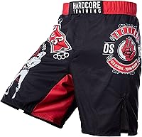 Vista 75 de Hardcore Training Pantalones cortos de lucha para hombre Boxeo MMA Combat BJJ Grappling Fitness Muay Thai Kickboxing No Gi