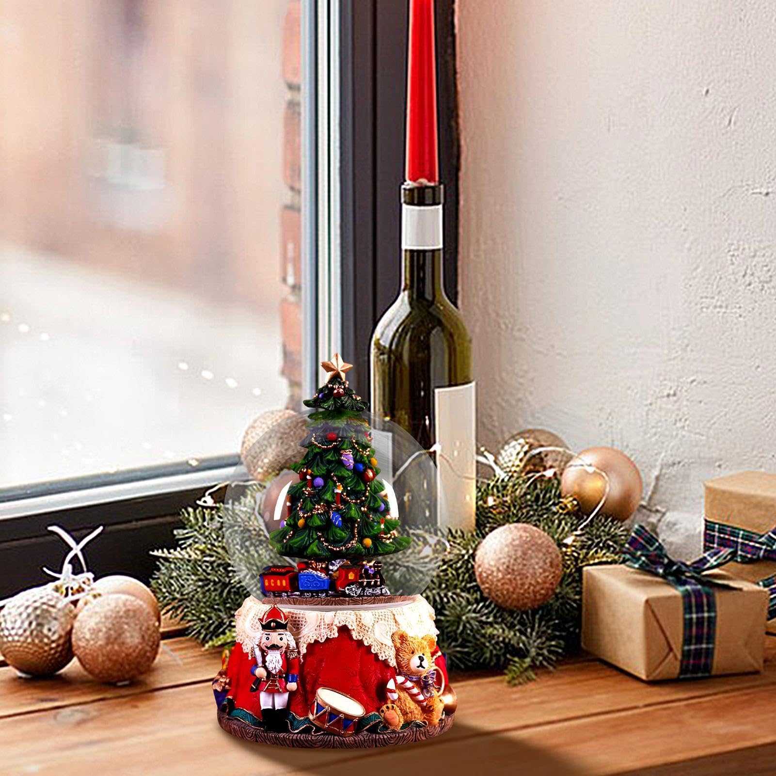 Amazon.co.jp: クリスマスくるみ割り人形スノードーム、クリスマス