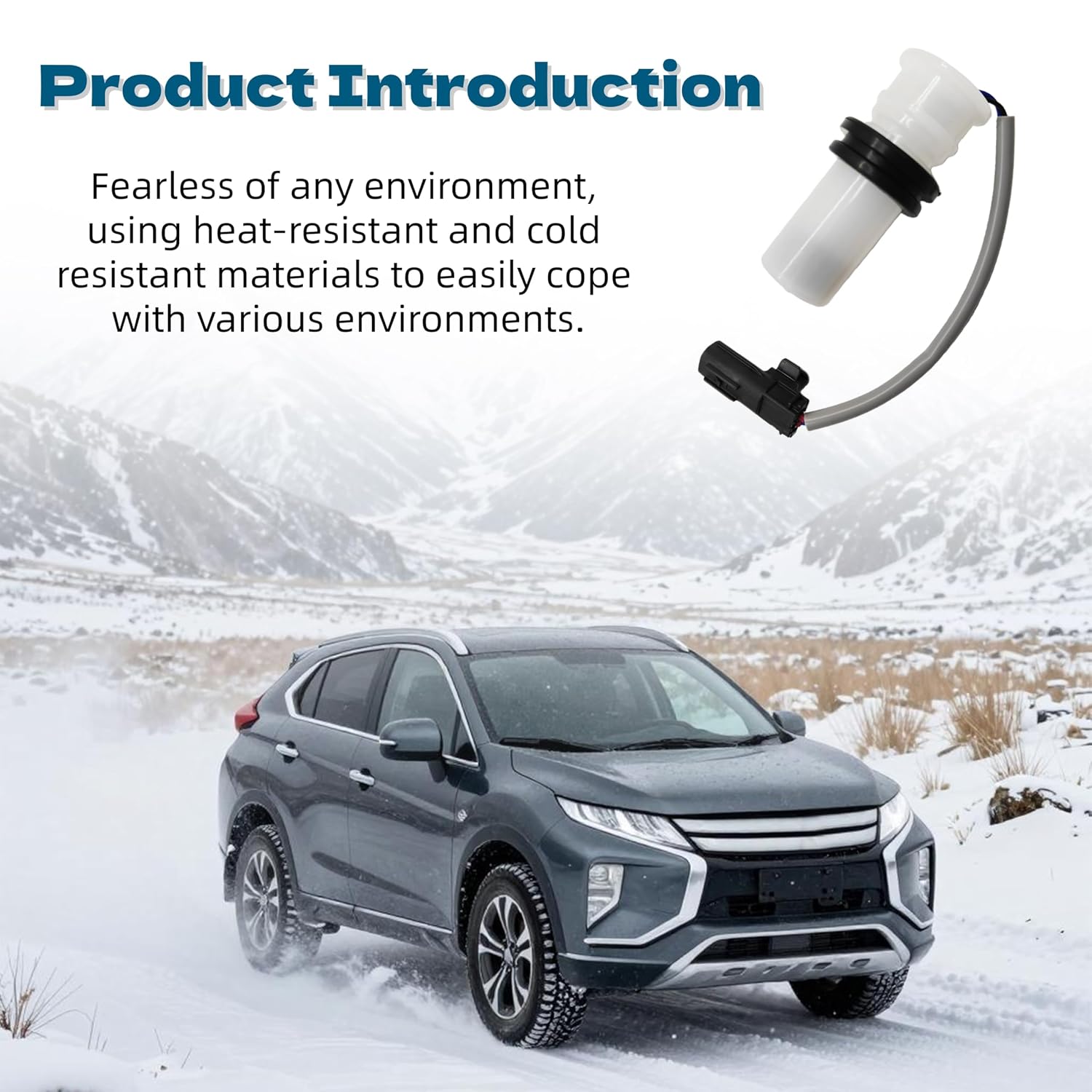 Washer Fluid Level Sensor 8260A406 Compatible with Mitsubishi Eclipse Cross 2018-2024 for Outlander 2014-2021 for Outlander Sport PHEV 2014-2023