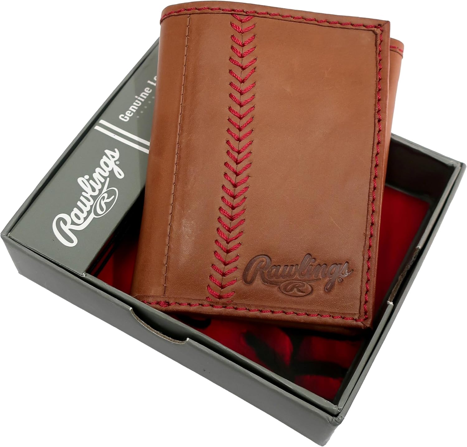 Rawlings | Men's Trifold Wallet Collection | Genuine Leather | Multiple Styles & Colors