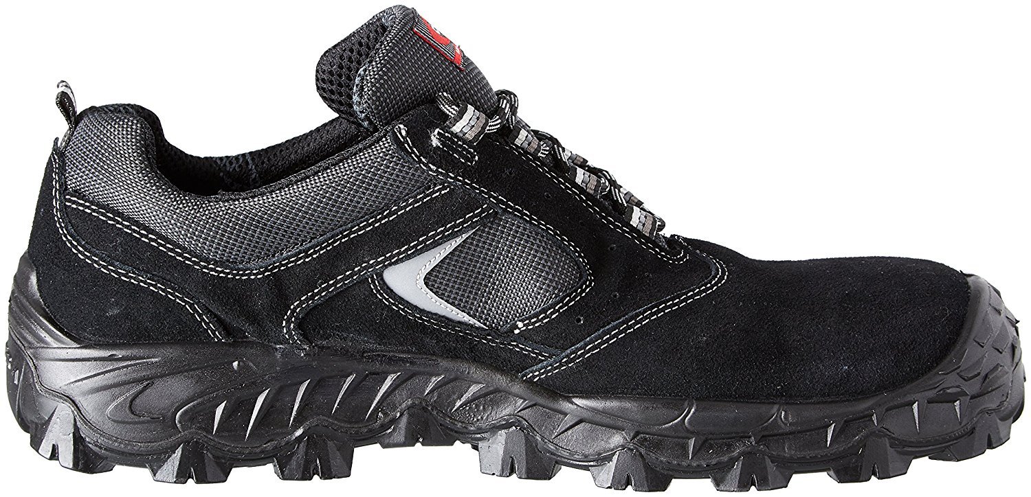 Cofra FW210-000.W42 - Zapatos de Seguridad Suez S1 P SRC, Talla 42 Pulgadas, Color Negro