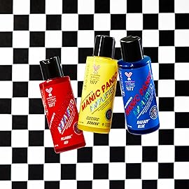 MANIC PANIC Pillarbox Red Hair Color - Amplified - (2PK) Semi Permanent Hair Dye - Deep True Red Color - For Dark & Light Hair - Vegan, PPD & Ammonia-Free - For Coloring Hair with Men & Women