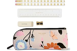 Kate Spade Pen and Pencil Case Set: An Office Essential with Floral Flair