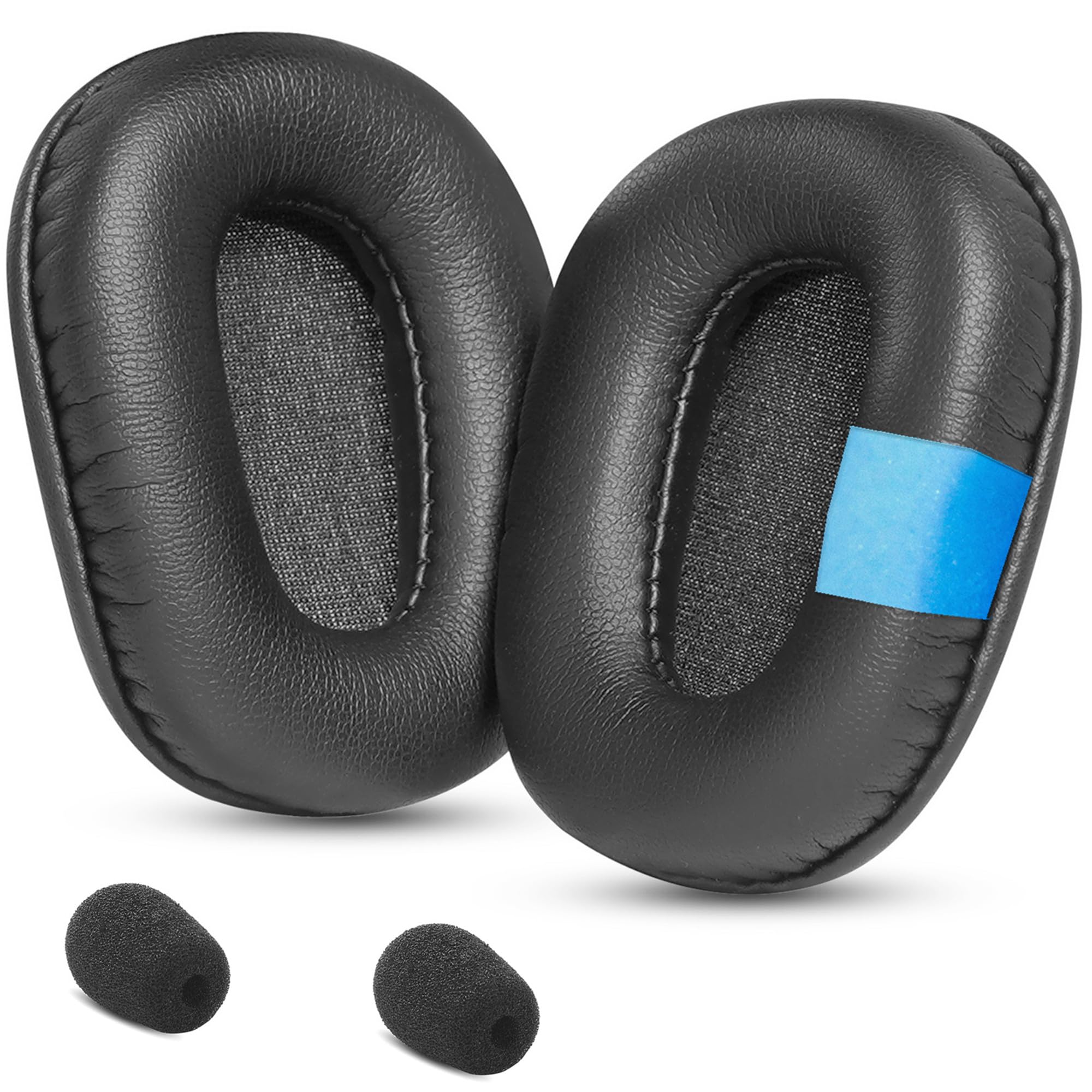 YunYiYi Replacement Ear Pads Cushions Compatible with VXI BlueParrott B450-XT S450-XT B450XT Noise Canceling Bluetooth Headset Protein Leather Earpads Ear Cups Cover Repair Parts