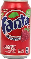 A Fanta Strawberry Morango 355ml