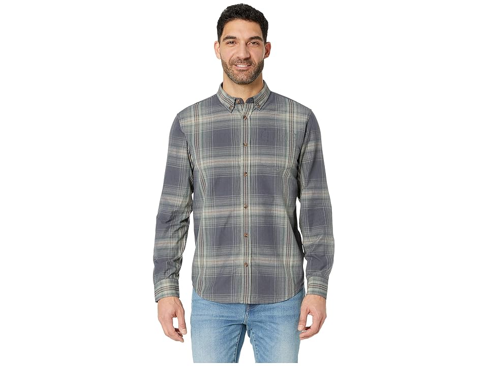 

Prana Broderick Long Sleeve Shirt (Coal) Men's Long Sleeve Button Up, Gray