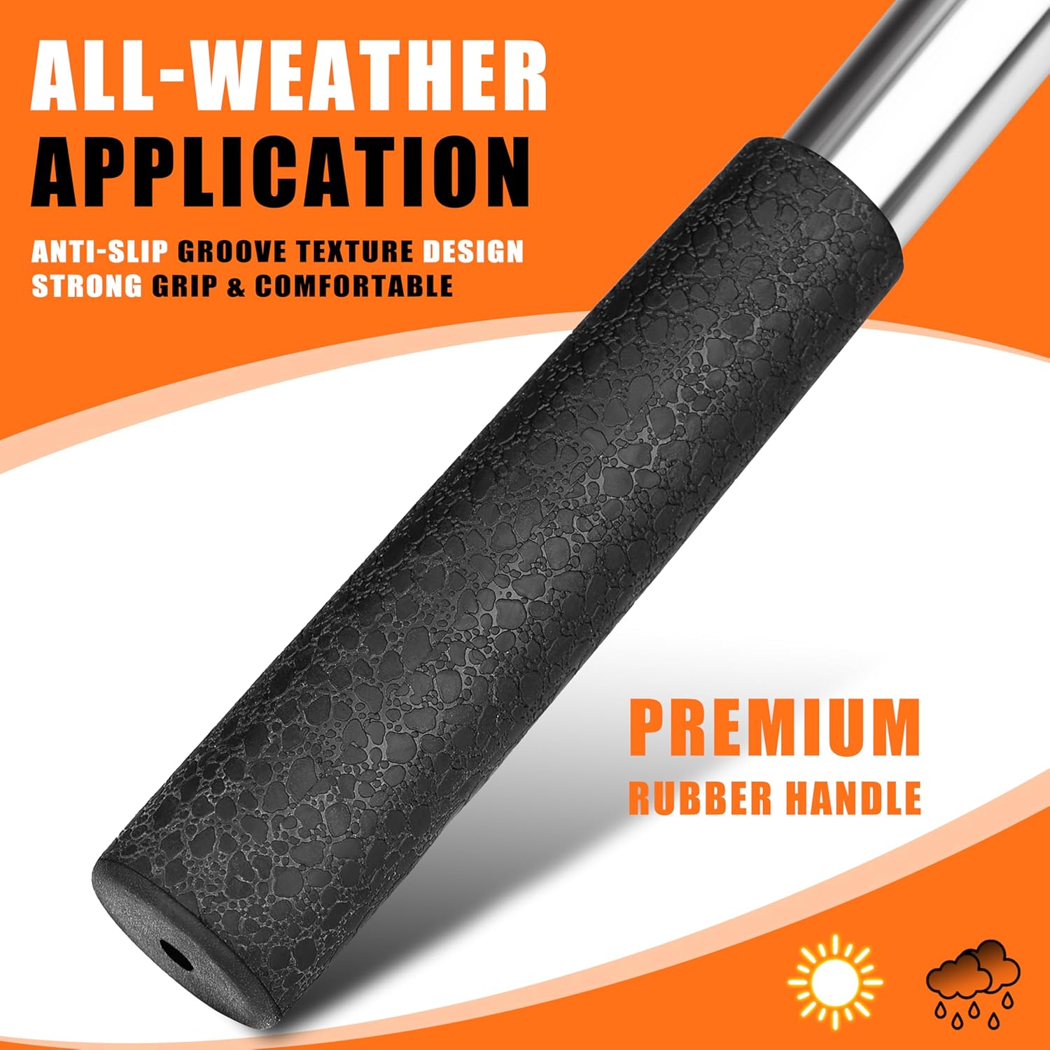 Professional Golf Ball Retriever Telescopic for Water, 9Ft/12Ft/16.3Ft/20Ft Stainless Steel Golf Ball Retriever with Spring Release-Ready Head Locking Clip