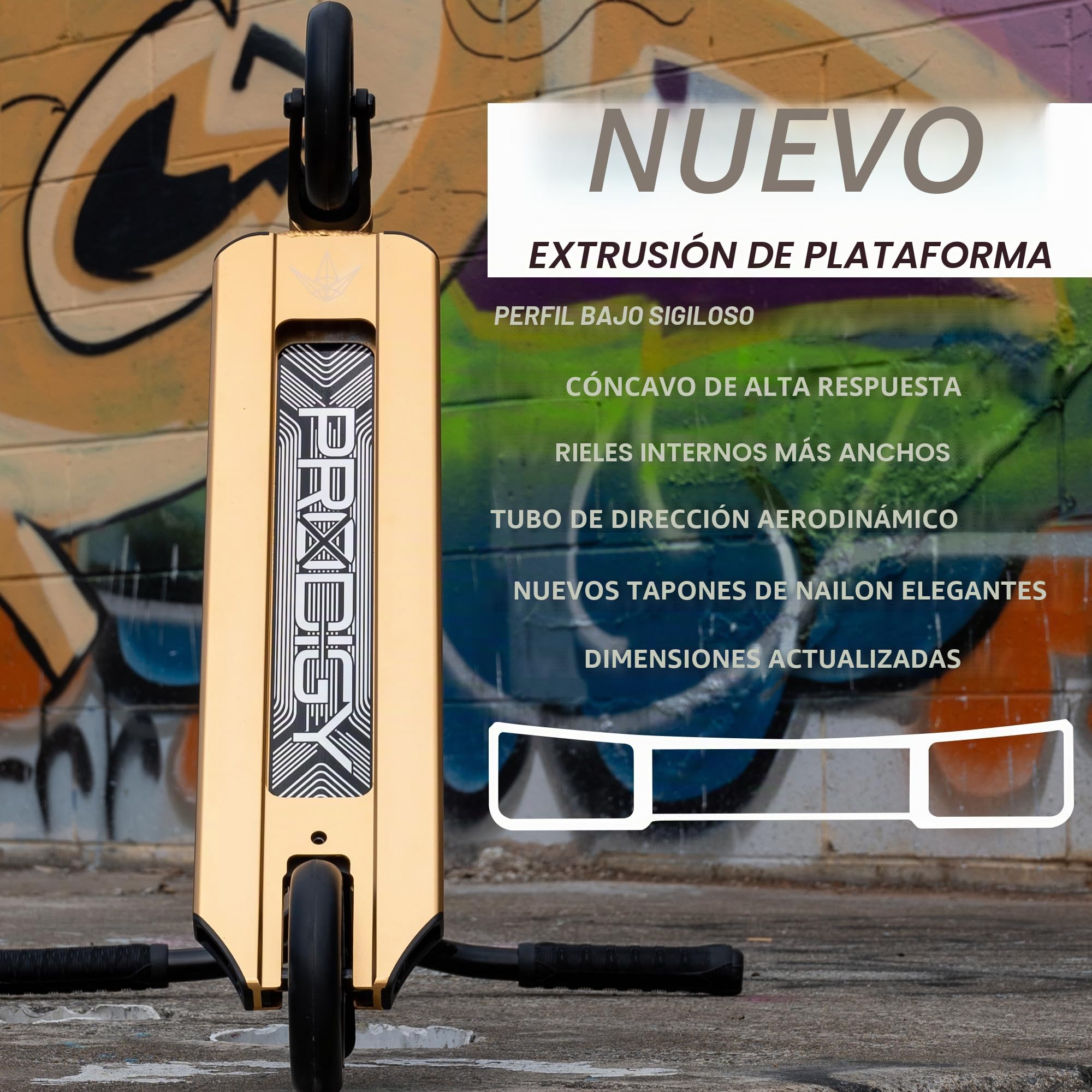 Blunt Scooters Prodigy X Pro Scooter- Patinetes de calidad y alto rendimiento construidos a partir de piezas de nivel profesional. Patinete de acrobacias perfecto para todos los niveles de habilidad