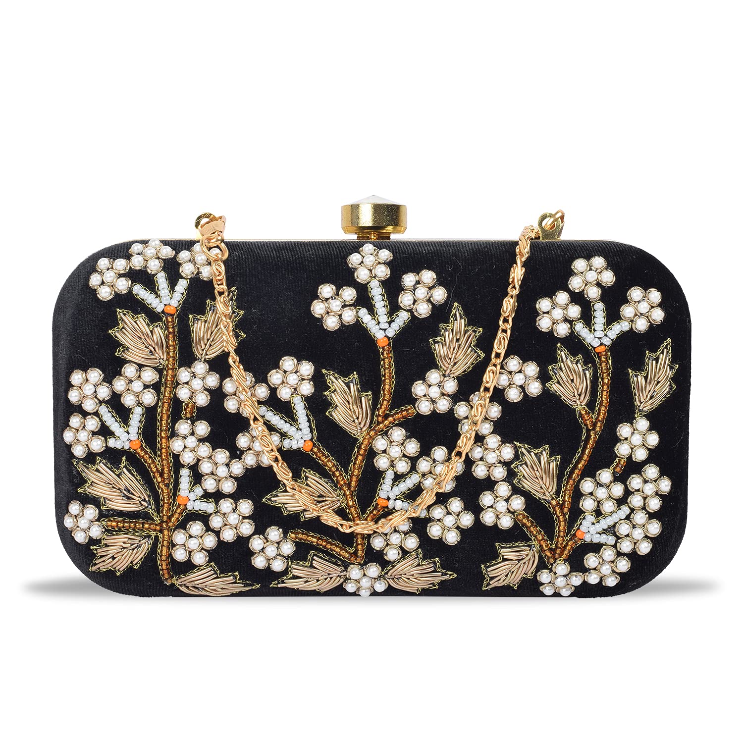 Umera Womens Clutch Wristlet Black (B098BKXL79) Amazon Price History, Amazon Price Tracker