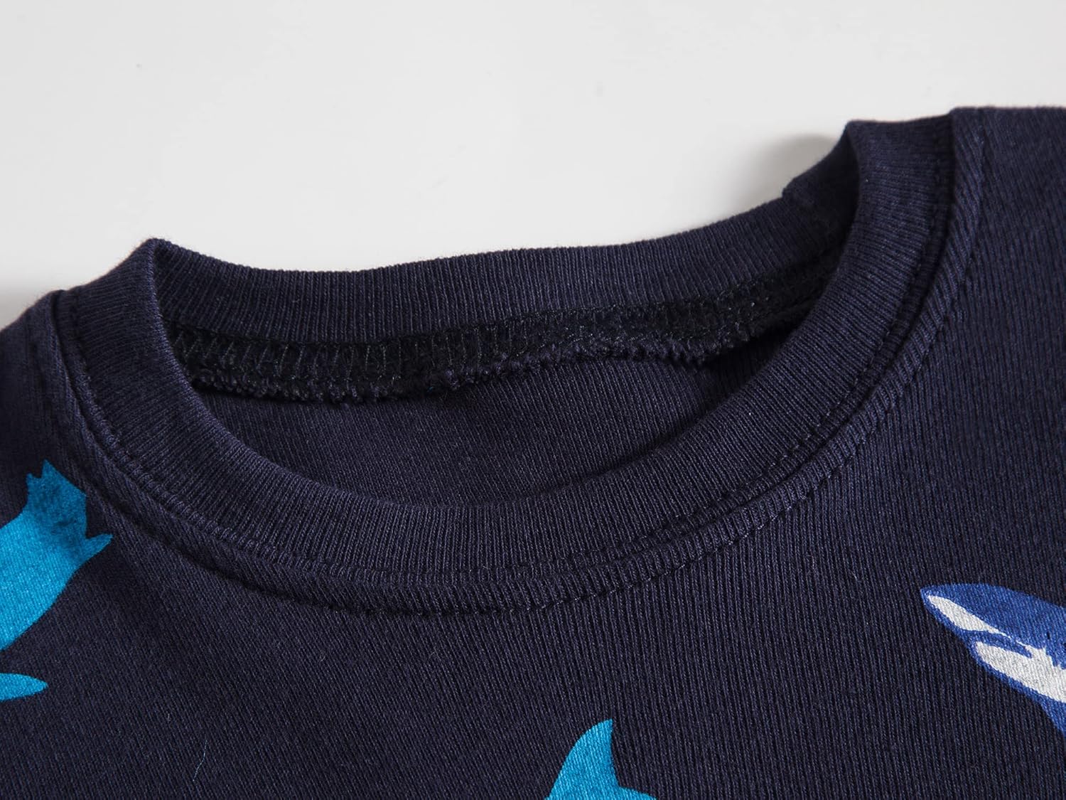 Dolphin&Fish Boys Pajamas 4Piece Toddler Kids Pjs Sets Cotton Toddler Clothes Sleepwears - Image 4