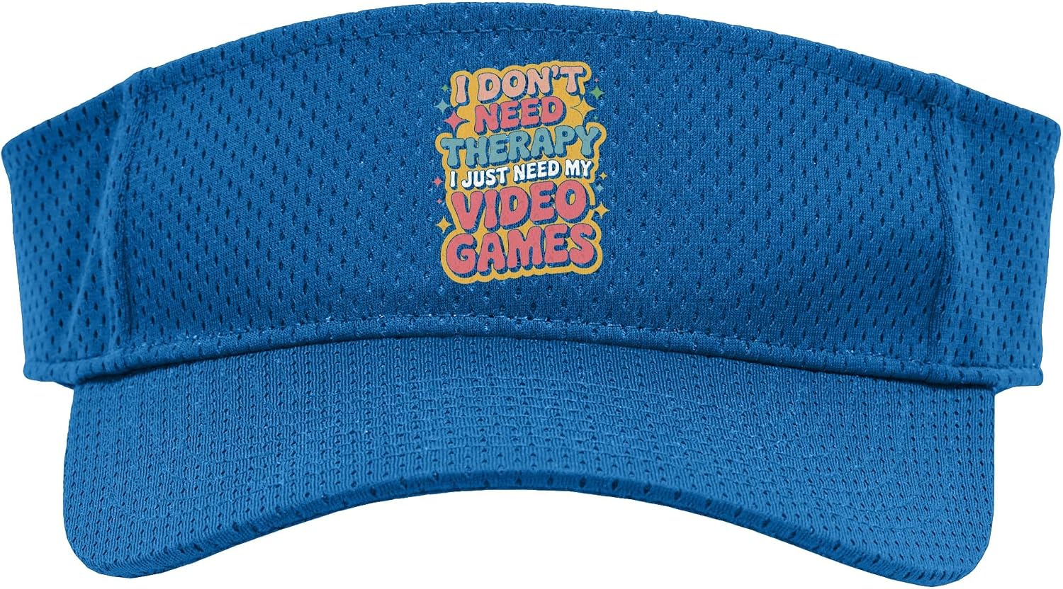 I Don't Need Therapy I Just Need My Video Games Sport Sun Visor