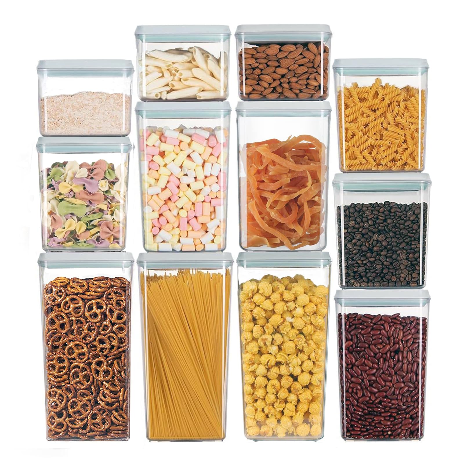 Airtight Food Storage Containers with Lids, 12-Piece