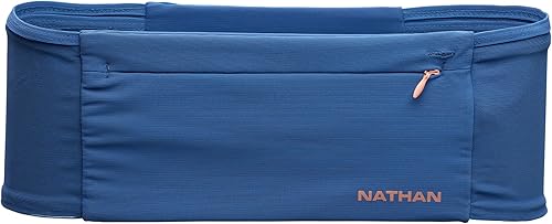 Nathan Zipster Max Running Belt, Running Belts for Women and Men, Bounce-Free Waist Pack with Extra Large Zipper Pocket, Smartphone Storage,