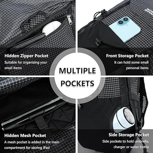 Miniatura 4 de Mochila de senderismo plegable(1338), Negro