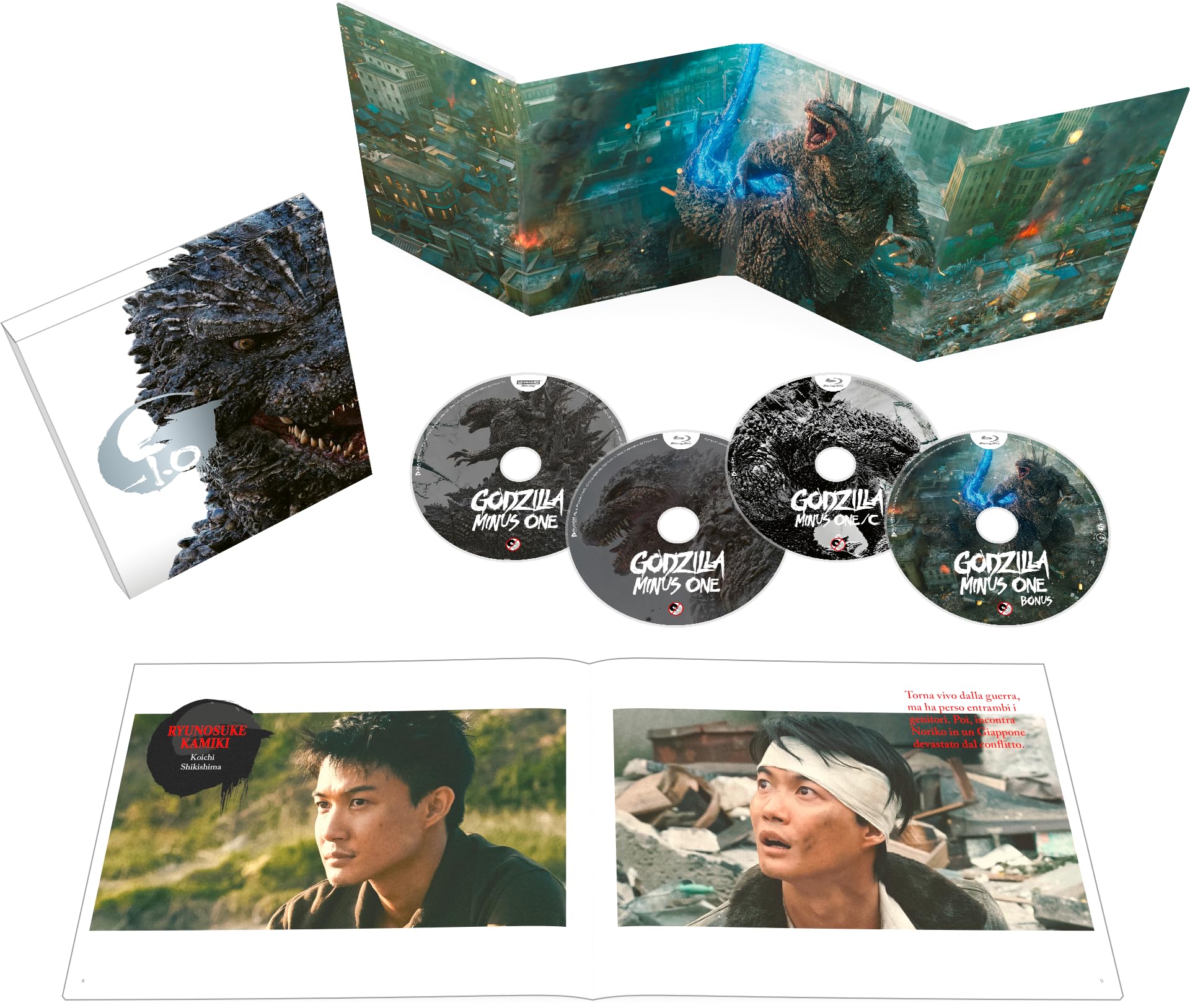 Godzilla Minus One (Deluxe Edition 4K UHD + 3 Blu-ray)