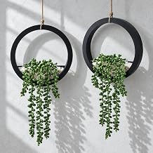 Der Rose 2 Pack Hanging Artificial String of Pearls for Wall Decor