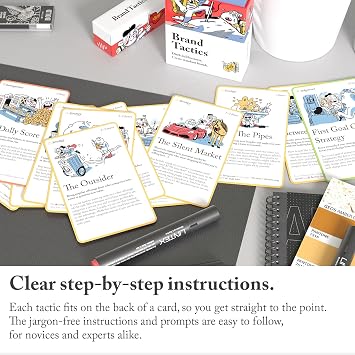 Pip Decks Brand Tactics Official 54-Card Deck for Building Brands Customers Love and Trust