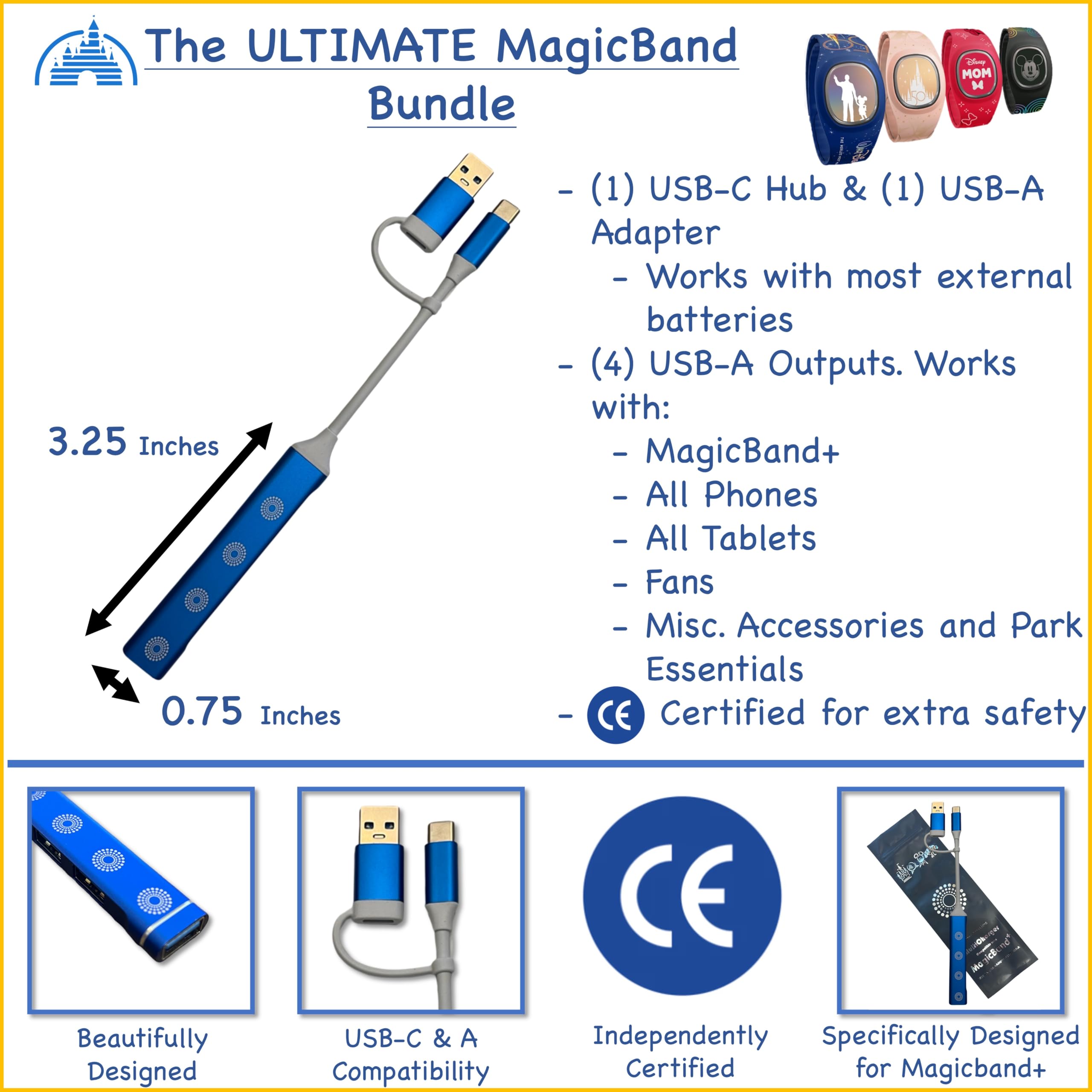 ディズニー マジックバンド 充電器付き WDW MagicBand+ | マジックバンド（フロリダ）