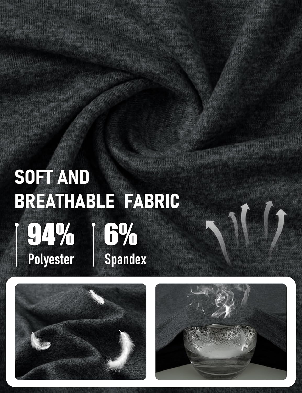 MAGCOMSEN Men's Polo Shirts Short Sleeve Moisture Wicking Lightweight Athletic Casual Collared Golf Shirt - Image 2